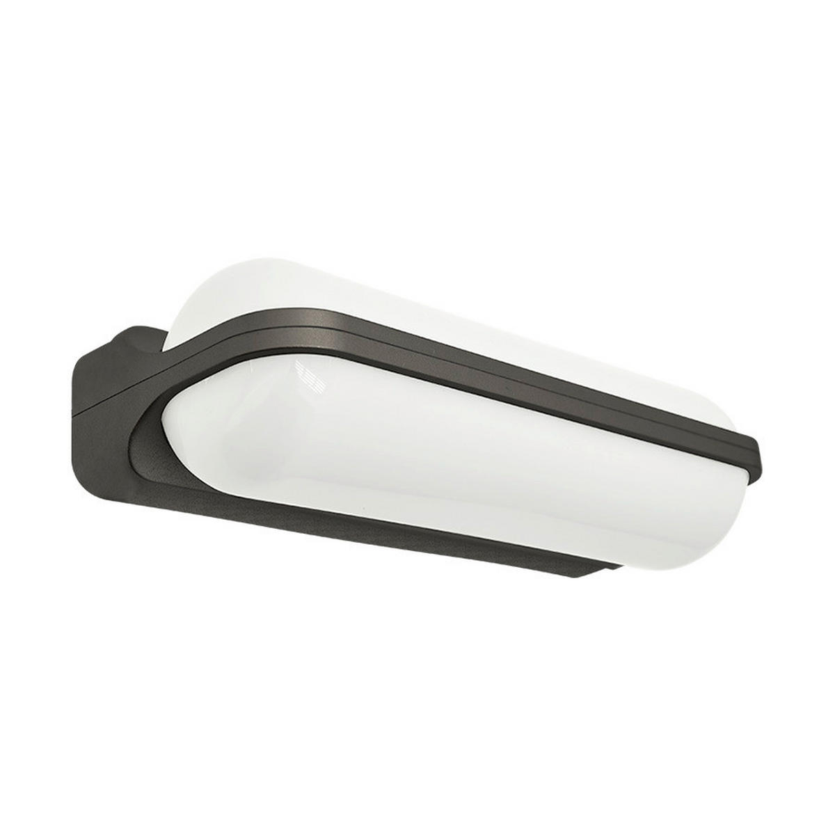 Lampă De Exterior Cu Led  8/11/20,6 cm   - alb/gri închis, Basics, plastic (8/11/20,6cm)