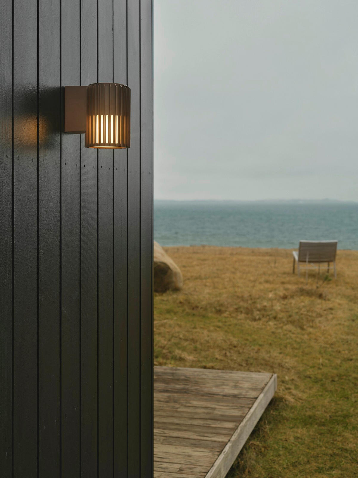 AUßENWANDLEUCHTE 12,4/16,8 cm   - Braun, Trend, Metall (12,4/16,8cm) - Nordlux