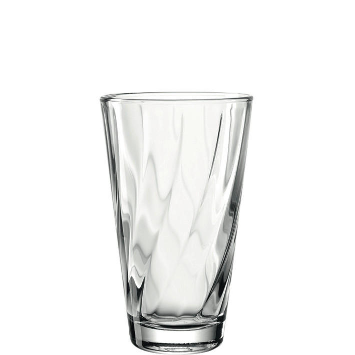 TRINKGLAS Twist  - Klar, Design, Glas (8/13/8cm) - Leonardo