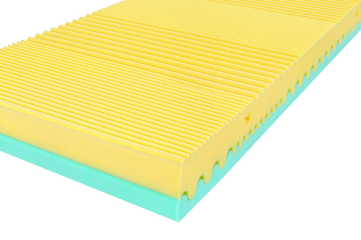MATRACE ZE STUDENÉ PĚNY, 90/200 cm - bílá, Konvenční, textil (90/200cm) - Swedish Line