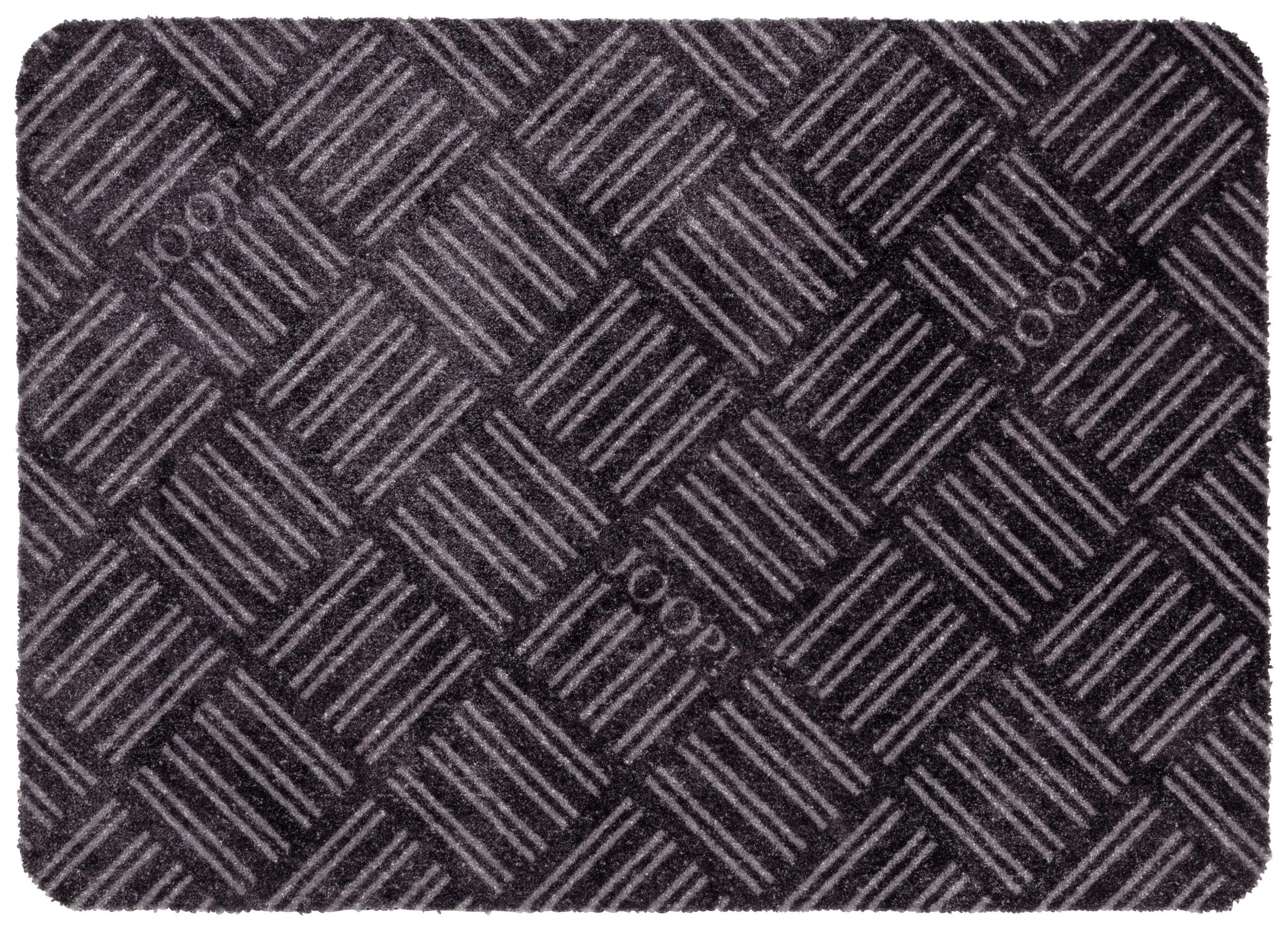 FUSSMATTE - Anthrazit, Design, Kunststoff (50/70cm) - Joop!