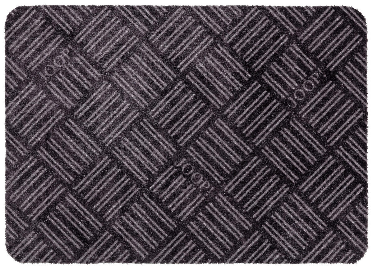 FUSSMATTE - Anthrazit, Design, Kunststoff (50/70cm) - Joop!
