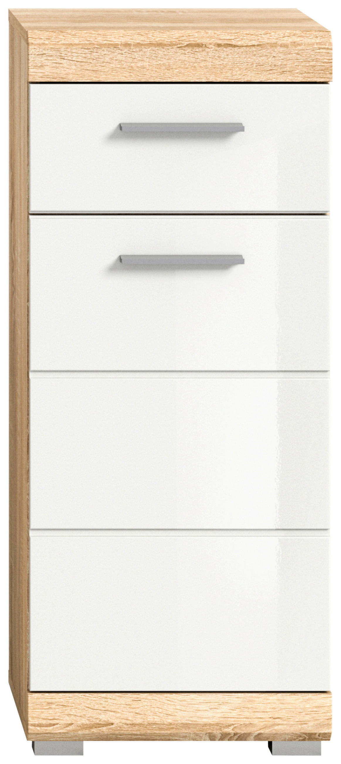 SPODNJA OMARICA 37/88/31 cm  - barve kroma/barve jesena, Moderno, umetna masa/leseni material (37/88/31cm) - MID.YOU