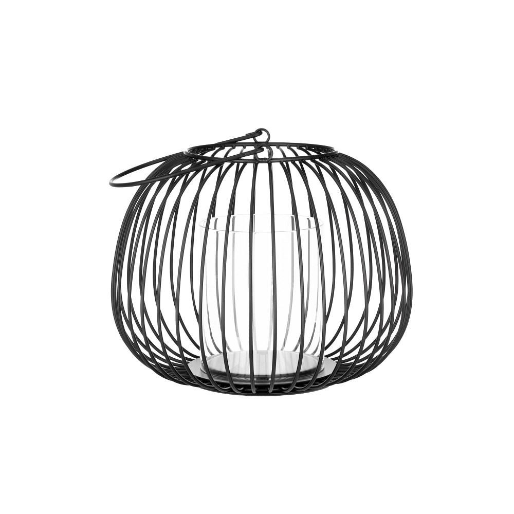 LATERNE - Schwarz, KONVENTIONELL, Metall (30/36,1cm) - Blomus
