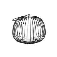 LATERNE - Schwarz, KONVENTIONELL, Metall (30/36,1cm) - Blomus
