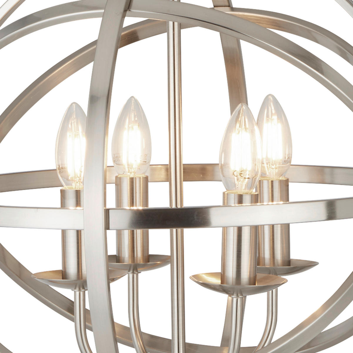 HÄNGLAMPA Orbit 45 cm  - silver, Design, metall (45cm)