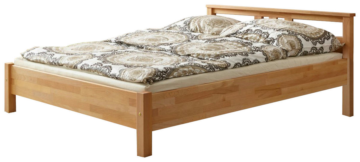 BETT 140/200 cm  in Buchefarben  - Buchefarben, KONVENTIONELL, Holz (140/200cm) - MID.YOU