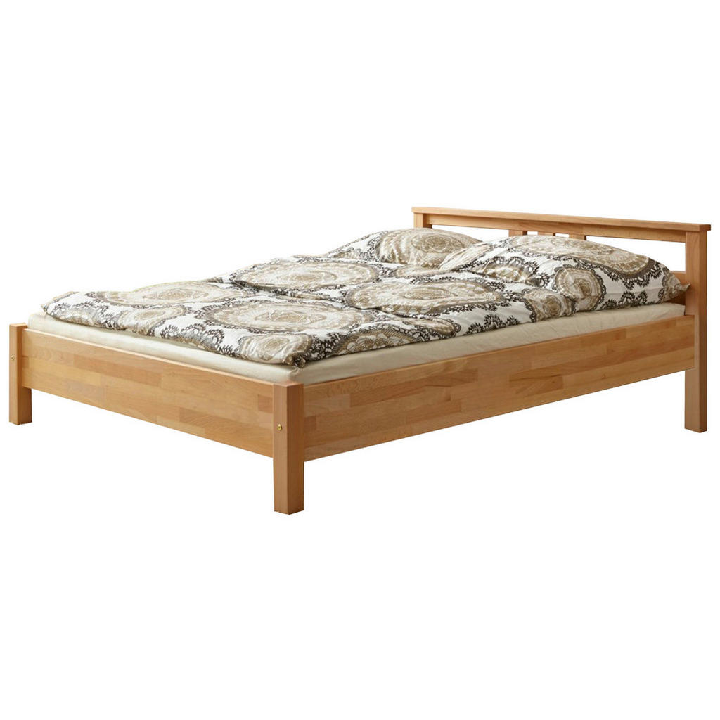 Thumbnail - Mid.you Bett Ticaa 892867 Merci, Buche, Holz, Buche, massiv, 140x200 cm, in verschiedenen Größen erhältlich, nur für Rol...