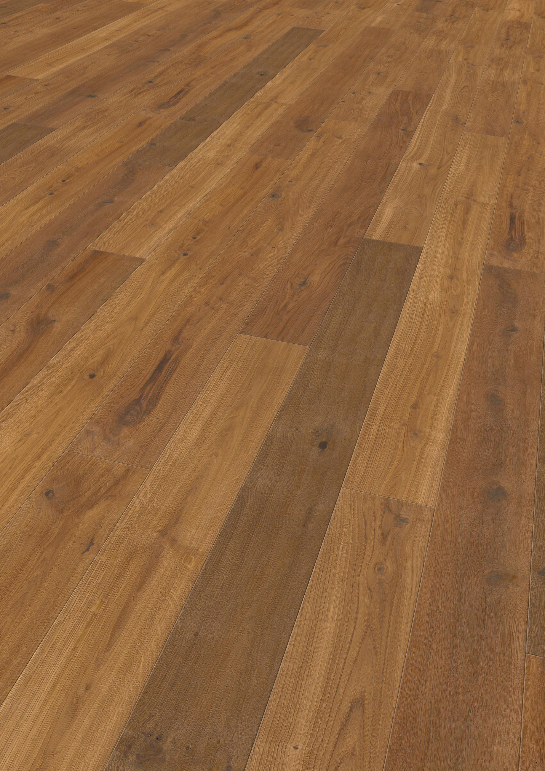 LANDHAUSDIELE Rustico Eiche Caramel 100015701  per  m² - KONVENTIONELL, Holz (220,5/17,6/1,3cm) - Tilo