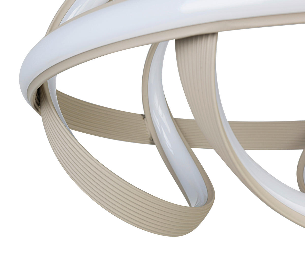 HÄNGELEUCHTE 41,5/120 cm   - Sandfarben, Trend, Kunststoff/Metall (41,5/120cm) - Collet's Monde