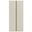 DREHTÜRENSCHRANK 101/223/61 cm,  in Champagner, 2-türig  - Champagner/Graphitfarben, Basics, Holzwerkstoff/Metall (101/223/61cm) - Novel