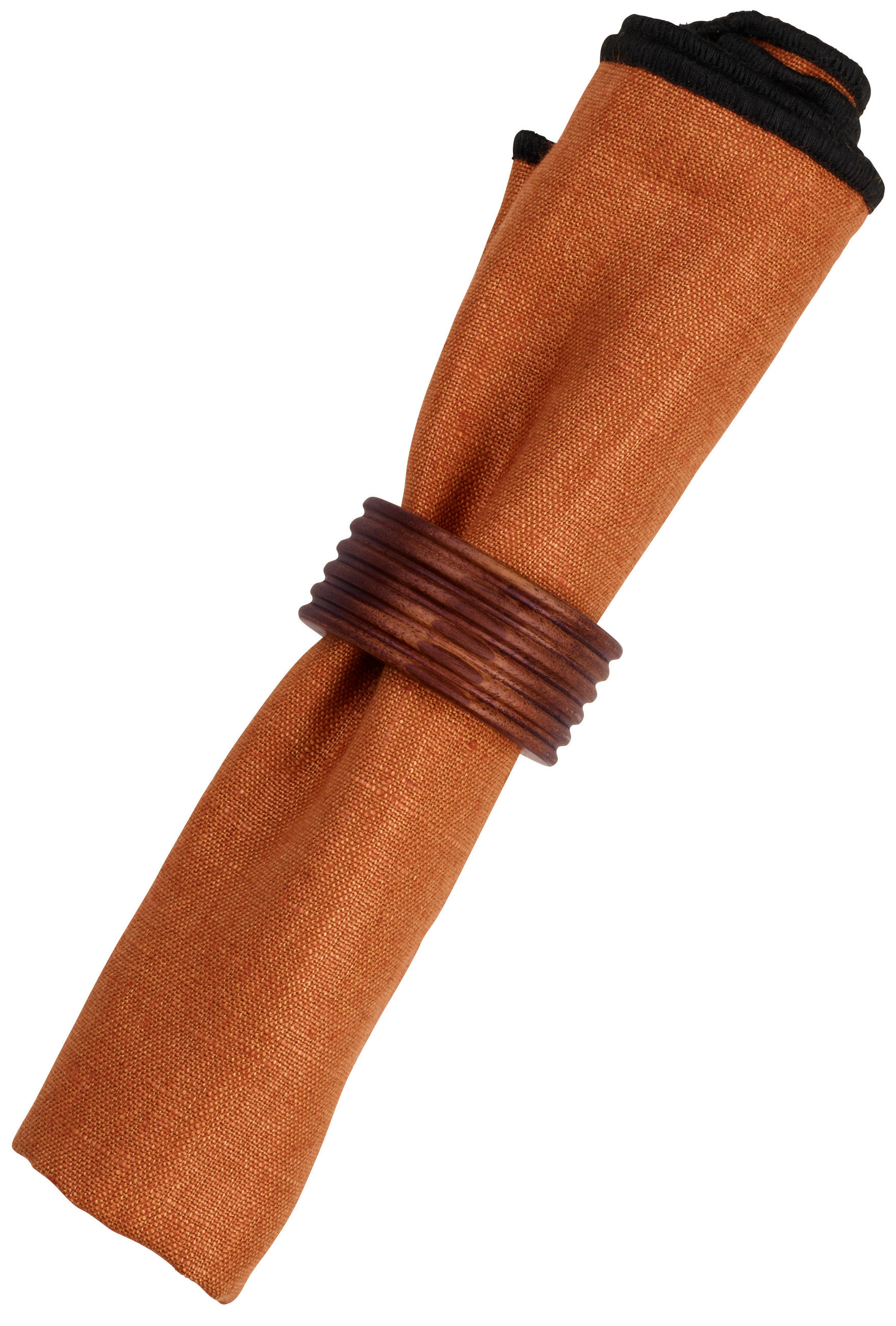 SET OBROČKOV ZA SERVIETE - rjava, Basics, les (5,3/2,5cm) - ASA