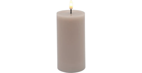 LED-KERZE 7,5/15 cm  - Hellrosa, LIFESTYLE, Kunststoff/Paraffin (7,5/15cm) - Ambia Home