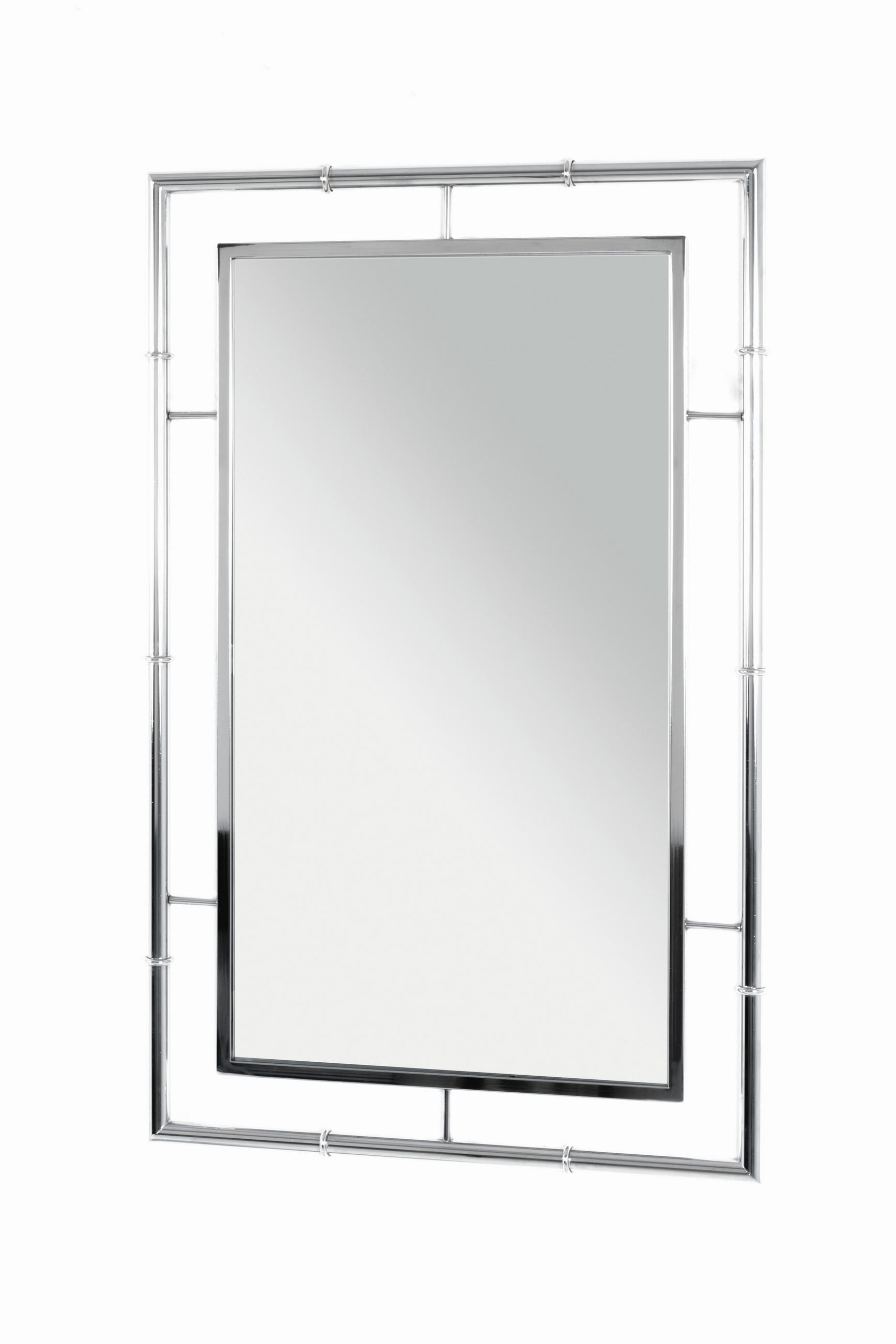 WANDSPIEGEL 50/80/3 cm    in rechteckig  - Chromfarben, Basics, Glas/Metall (50/80/3cm)