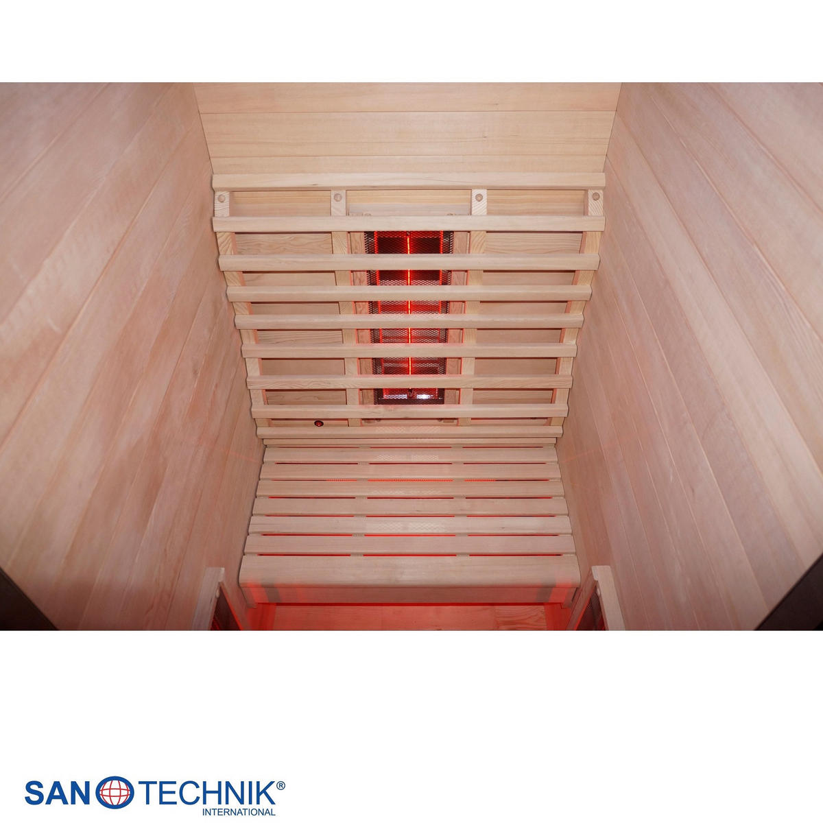 INFRAROTKABINE für 1 Personen RUBY 1  - Naturfarben, Basics, Holz (90,5/195/100cm) - Sanotechnik