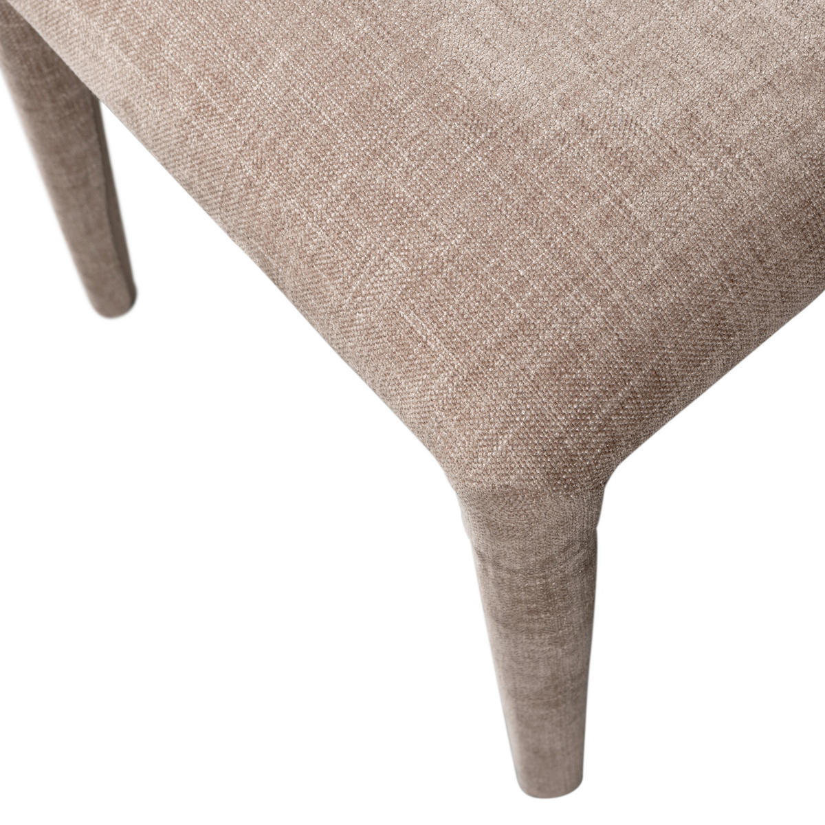 STUHL-SET 2 Stück  in Webstoff  - Sandfarben, MODERN, Textil (52/78/53cm) - Livetastic