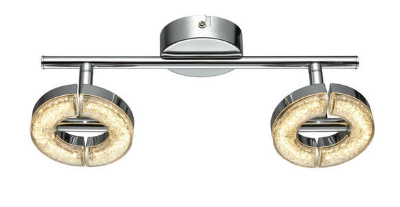 LED-STRAHLER - Weiß, Design, Kunststoff/Metall (12/14cm) - Novel