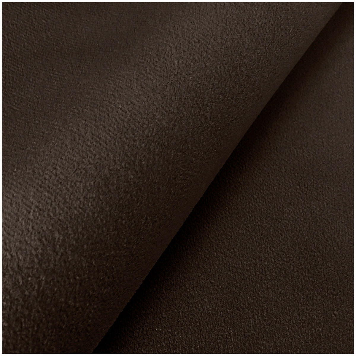 CHESTERFIELD-SOFA in Samt Braun  - Wengefarben/Braun, Basics, Holz/Textil (168/80/90cm) - P & B