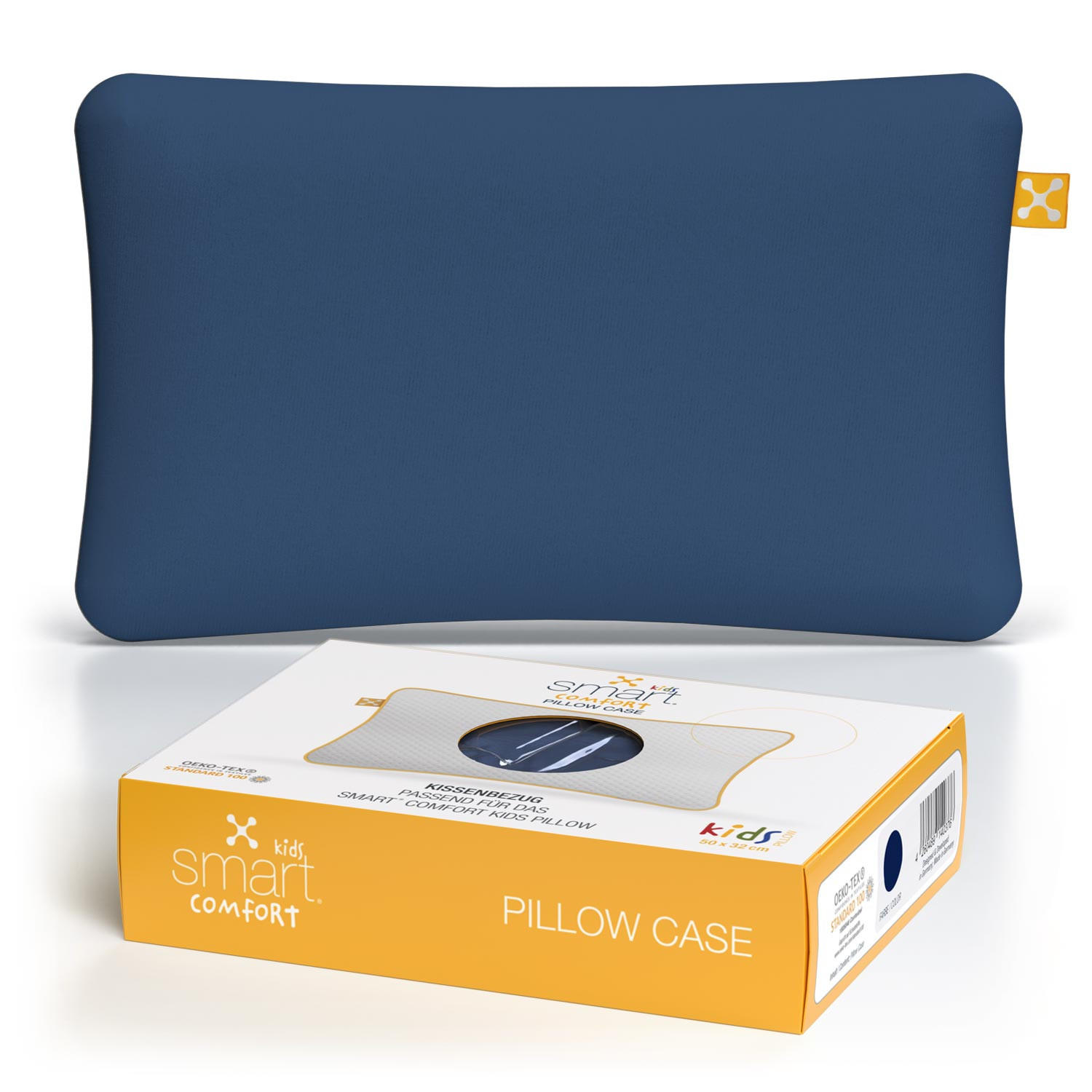 Smartsleep Nackenkissenbezug Kids Comfort Dunkelblau 50x32 cm