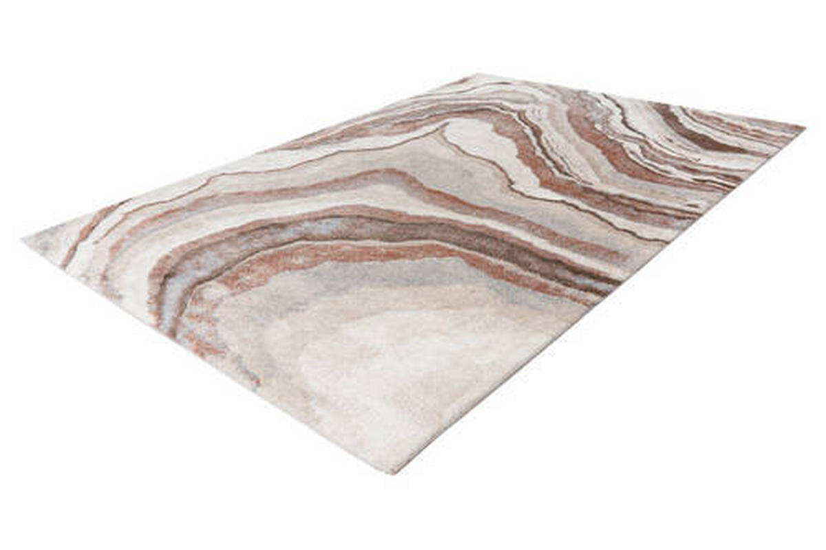 LÄUFER 80/300 cm  - Terracotta/Creme, KONVENTIONELL, Kunststoff/Textil (80/300cm) - Obsession