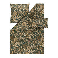 BETTWÄSCHE Exquisit Satin 155/220 cm  - Grün, Design, Textil (155/220cm) - Estella