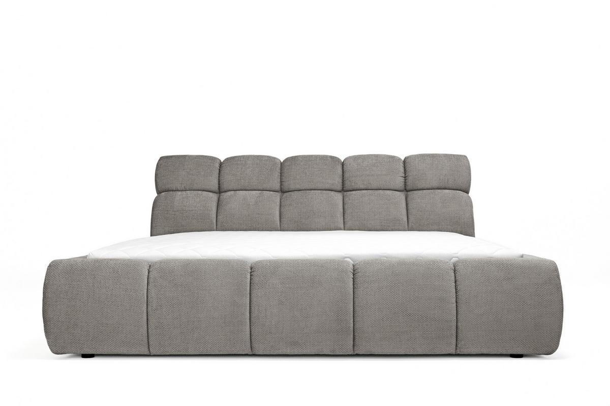 POLSTERBETT Lattenrost, Bettkasten 180/200 cm  in Beige  - Beige/Schwarz, Design, Holz/Kunststoff (180/200cm) - Esposa