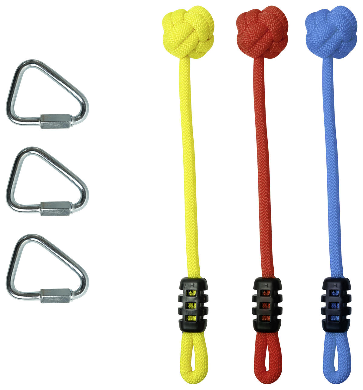 NINJA-SLACKLINE-SET PACOUR Blau  - Blau, KONVENTIONELL, Textil