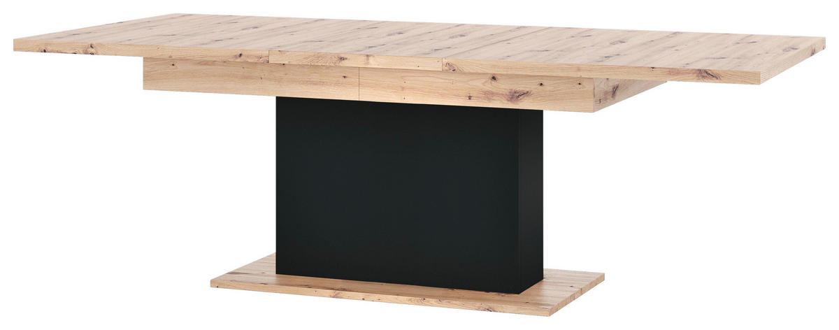 VÝSUVNÝ STŮL, dub artisan, 180-230/77/100 cm - dub artisan, Basics, kompozitní dřevo (180-230/77/100cm) - Hom`in