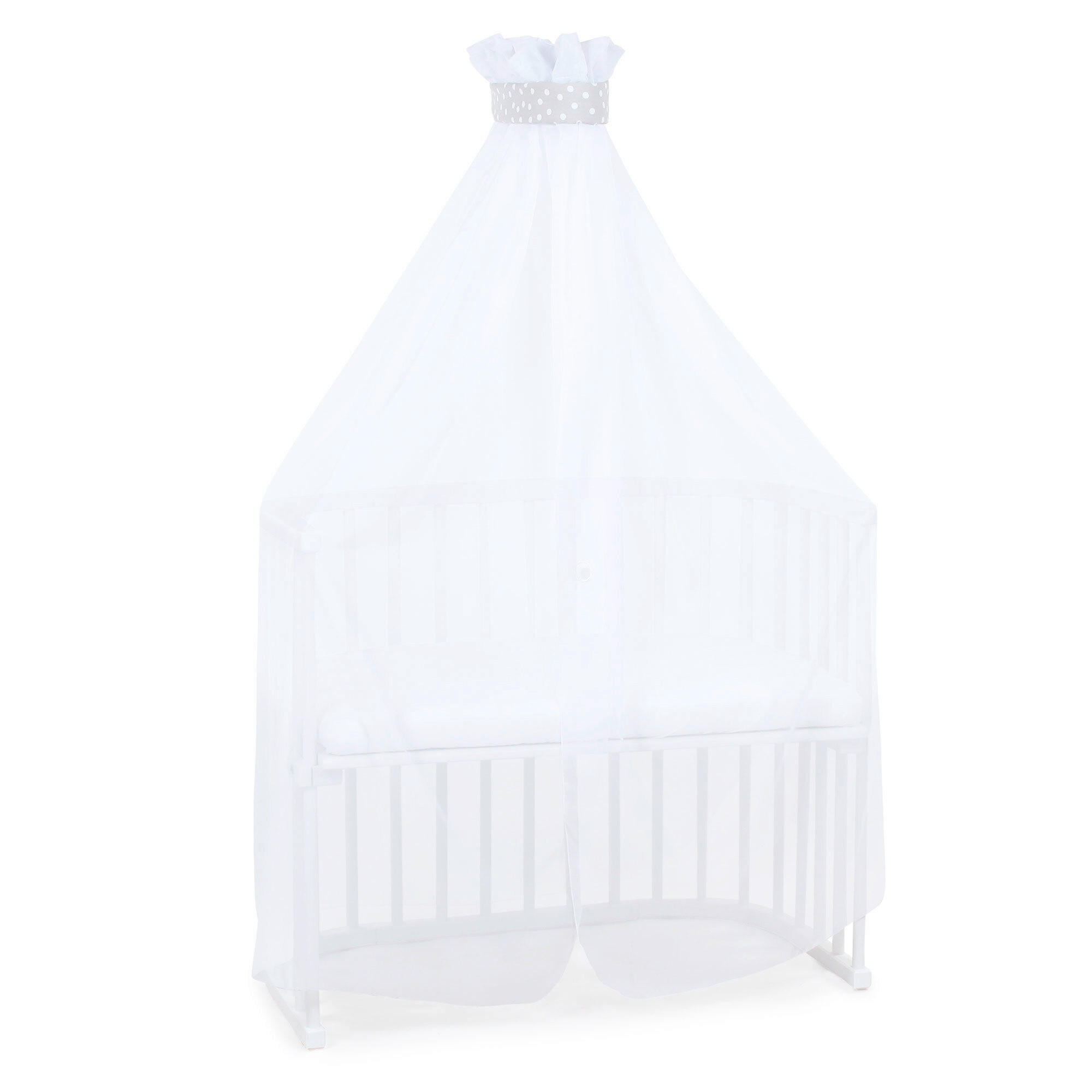 MOSKITONETZ  - Hellgrau, Basics, Textil (310/160/0,1cm) - Babybay