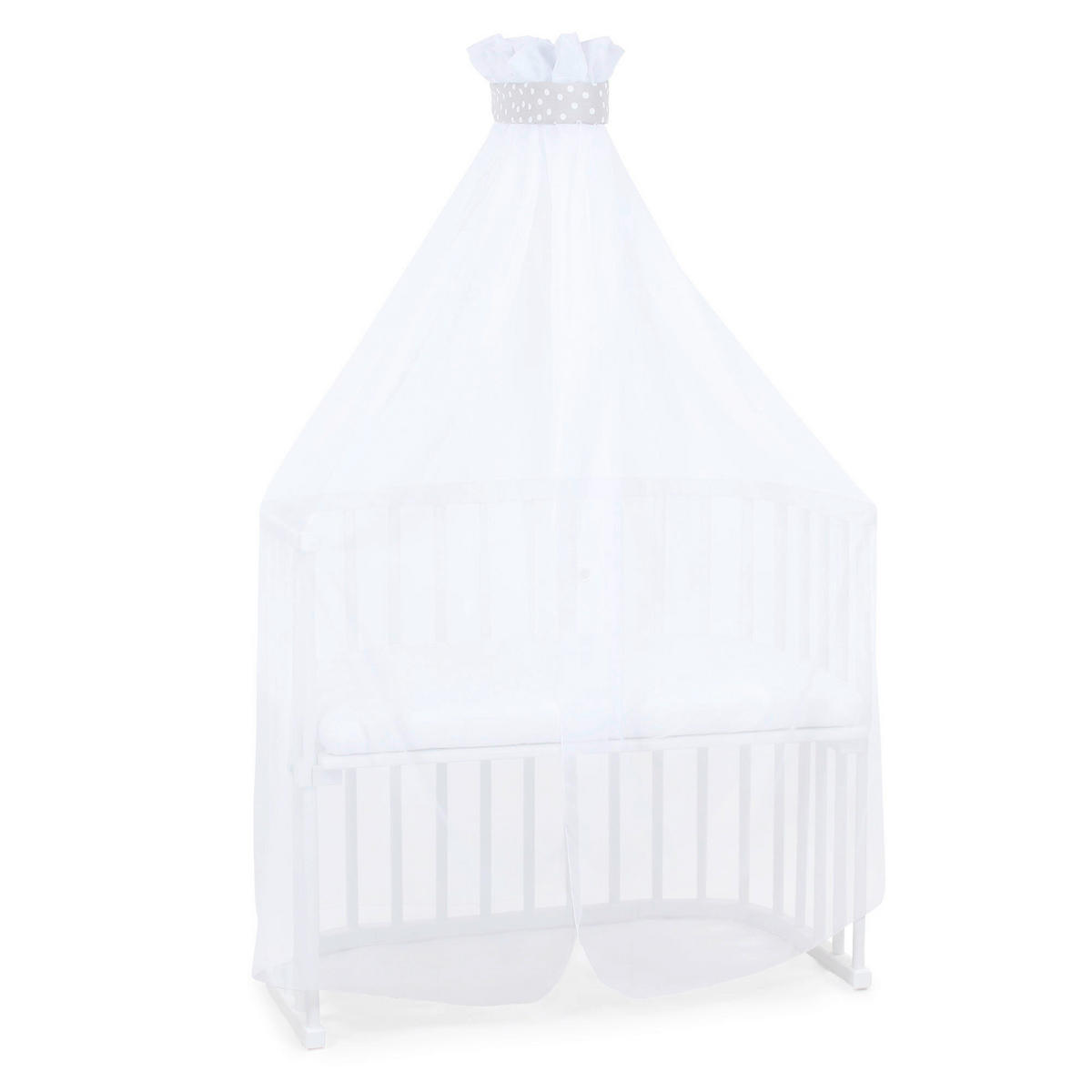 MOSKITONETZ  - Hellgrau, Basics, Textil (310/160/0,1cm) - Babybay