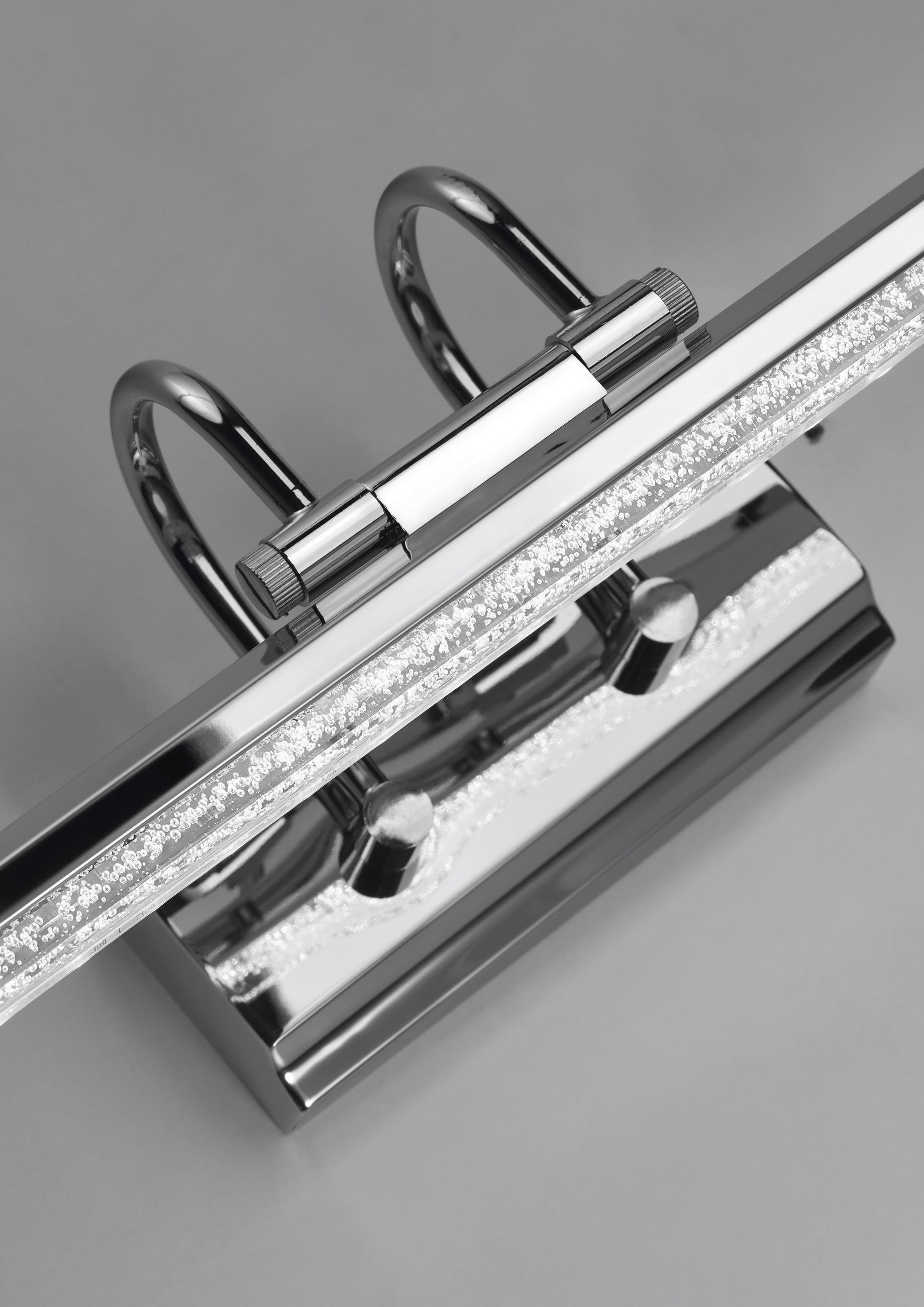 Thumbnail - Bilderleuchte Gizel, Chrom, Metall, rechteckig,rechteckig, 40x11x12 cm, RoHS, Europäischer Sicherheitsstandard, Lampen &...
