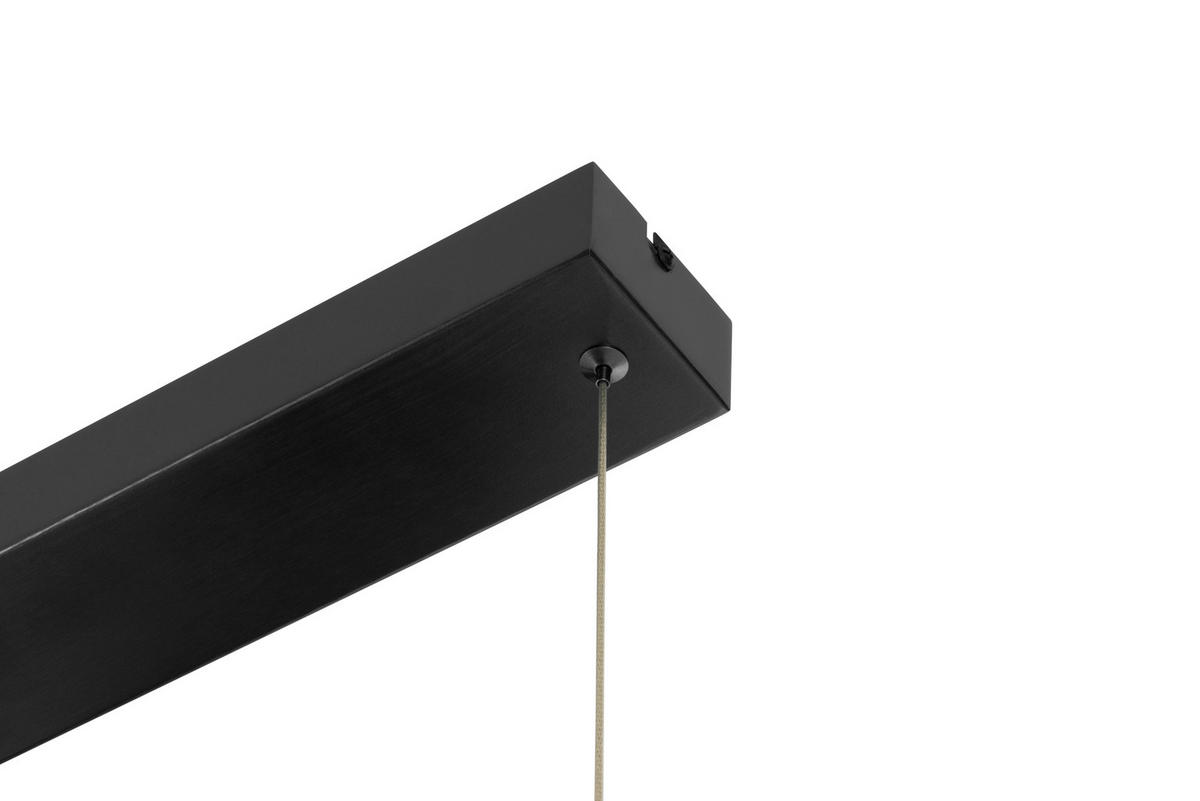 LED-HÄNGELEUCHTE 100/7/120 cm  - Transparent, Design, Glas/Metall (100/7/120cm) - Novel