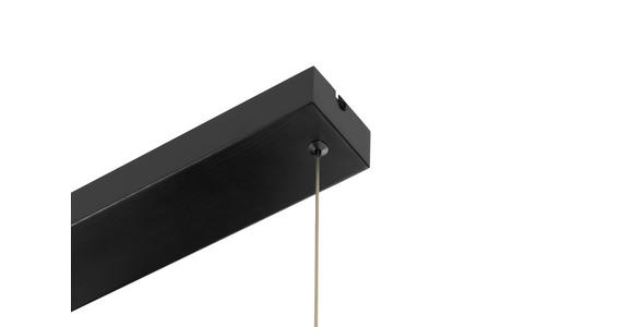 LED-HÄNGELEUCHTE 100/7/120 cm  - Transparent, Design, Glas/Metall (100/7/120cm) - Novel