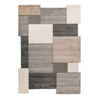 COVOR CU ȚESĂTURĂ PLATĂ My Frisco  - gri, Basics, textil (160/230cm)