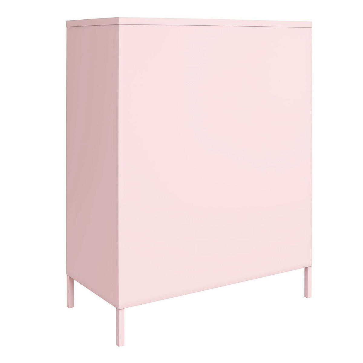 HIGHBOARD Cache  in 80/101/40 cm  - Rosa, Design, Metall (80/101/40cm) - MID.YOU