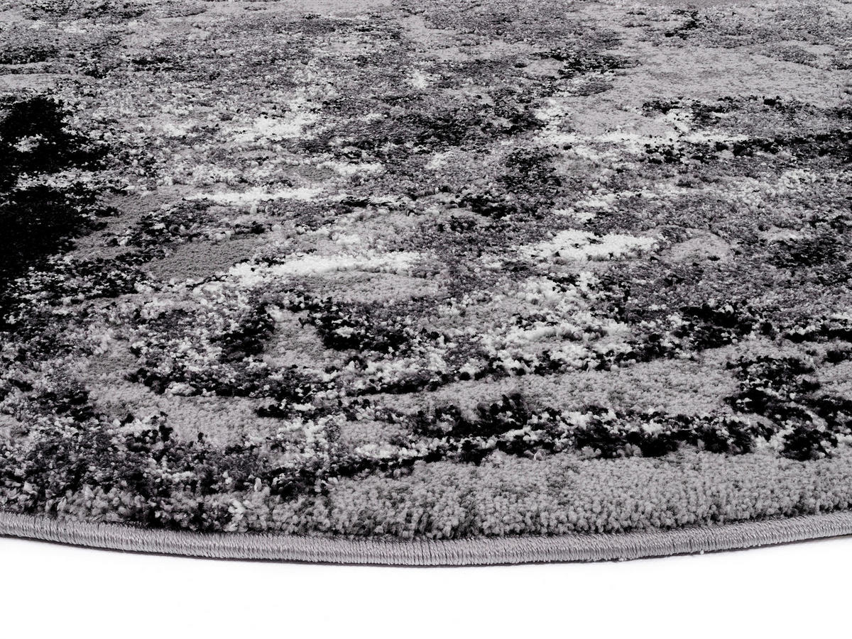 WEBTEPPICH 200 cm Timeline Quantum Grau, Hellgrau, Dunkelgrau  - Dunkelgrau/Hellgrau, Design, Textil (200cm) - Novel