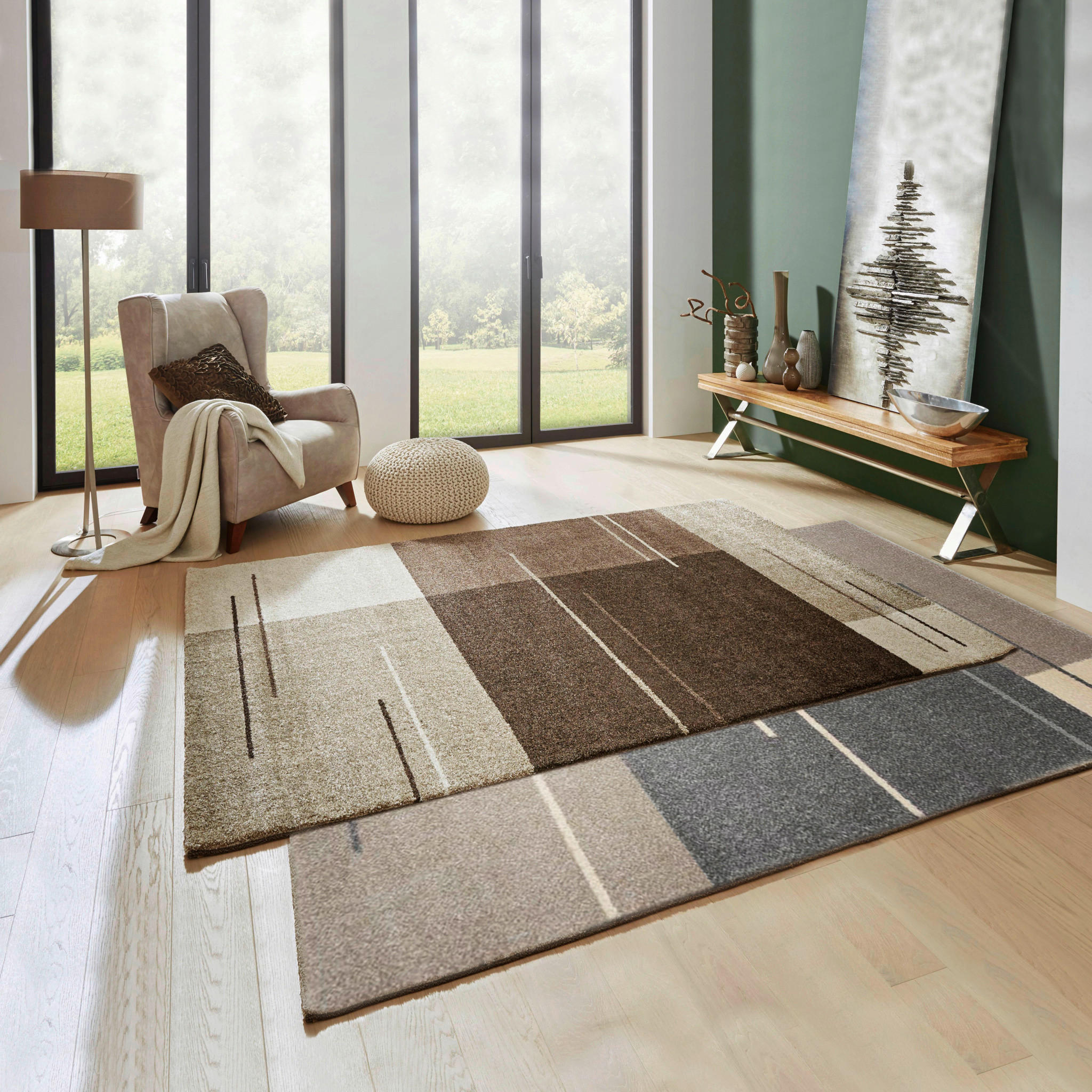 TKANA PREPROGA SAMOA, BEŽ  200/290 cm  tkano  bež  - bež, Basics, tekstil (200/290cm) - Esposa
