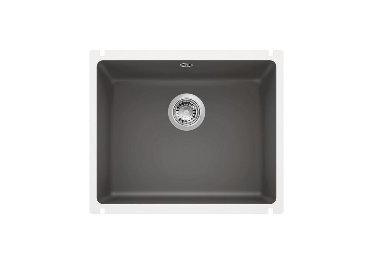 SPÜLE 106206  - Dunkelgrau, Basics, Keramik (54,3/45,6/18,5cm) - HKT