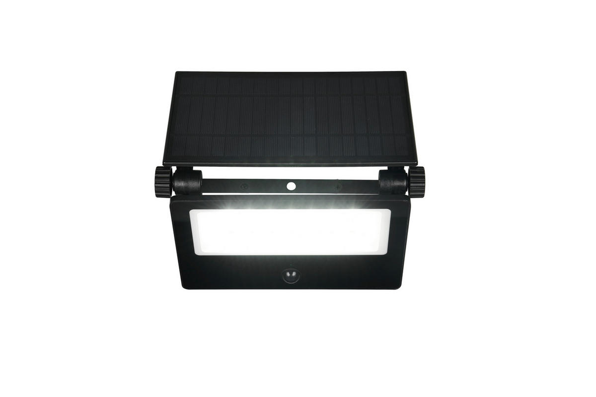 AUSSENWANDLEUCHTE - Weiss/Schwarz, Design, Glas/Metall (20,5/17,5/15,5cm)