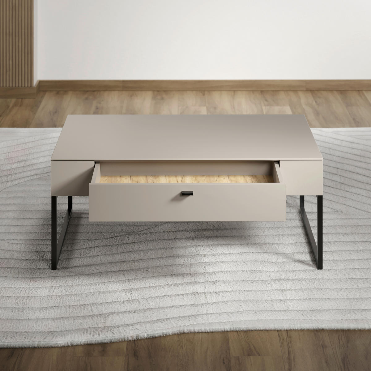 COUCHTISCH in Holzwerkstoff 110/45/68 cm  - Kaschmir/Eichefarben, Basics, Holzwerkstoff/Metall (110/45/68cm) - MID.YOU