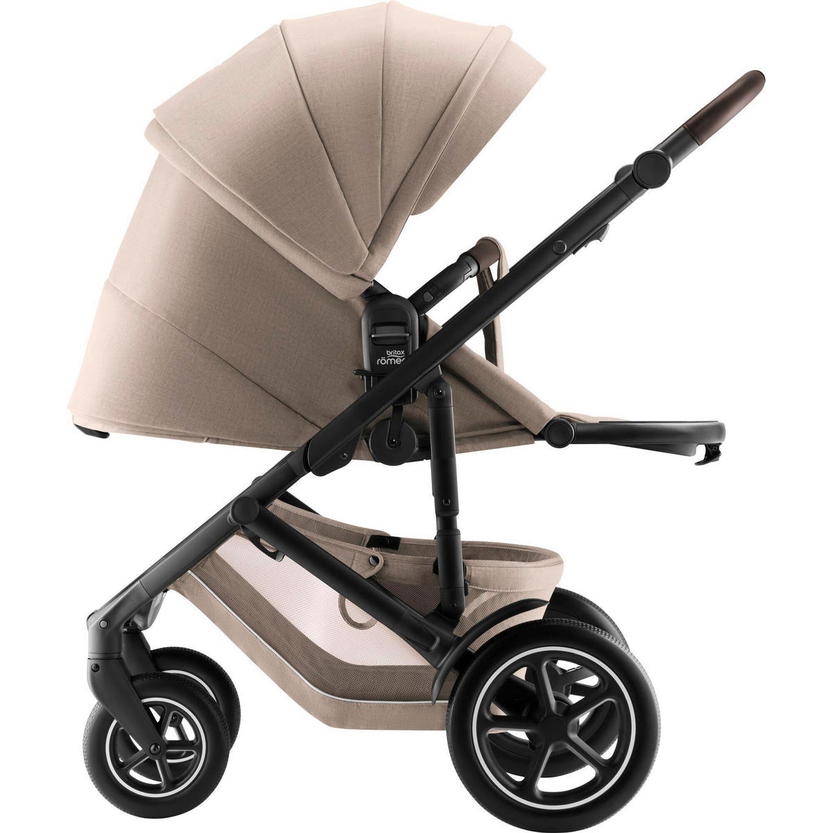 KINDERWAGEN  Smile 5Z  Teak  - Hellbraun/Grau, Basics, Textil/Metall (57/112/97.7cm) - Britax Römer