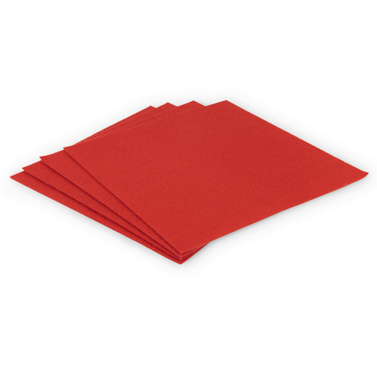 TEPPICHFLIESE - Rot, Basics, Kunststoff/Textil (40/40cm) - Esposa