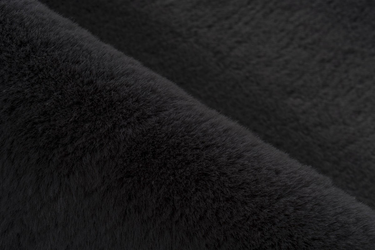 HOCHFLORTEPPICH 65/100 cm Rabbit Light 125 Dunkelgrau Dunkelgrau  - Dunkelgrau, KONVENTIONELL, Kunststoff/Textil (65/100cm)