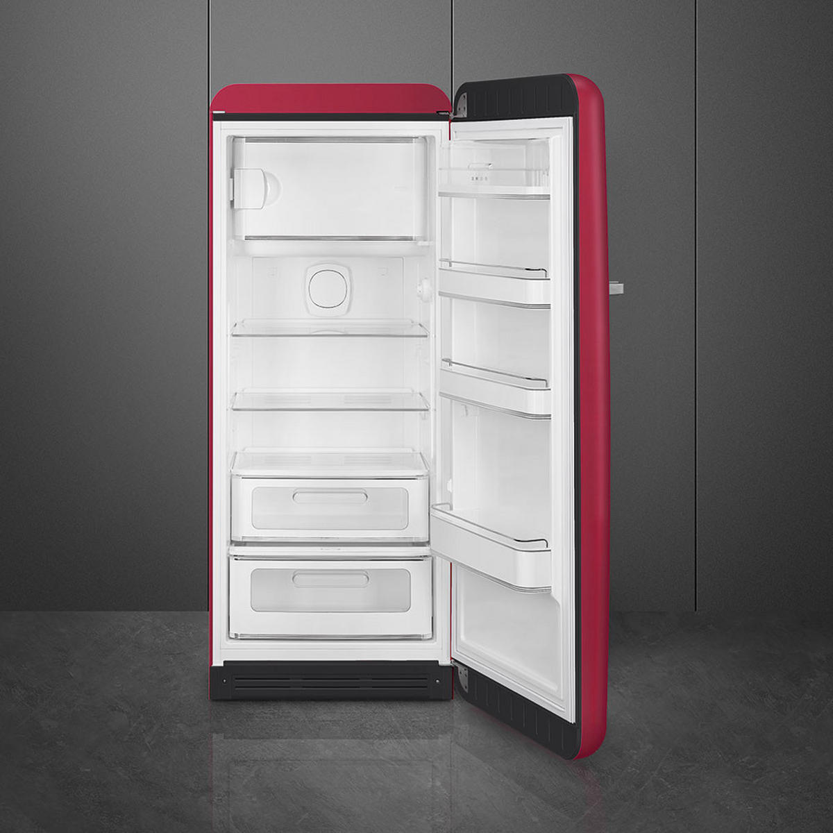 KÜHLSCHRANK 60,1/153/72,8 cm FAB28RDRB5  - Rot, Basics, Metall (60,1/153/72,8cm) - SMEG