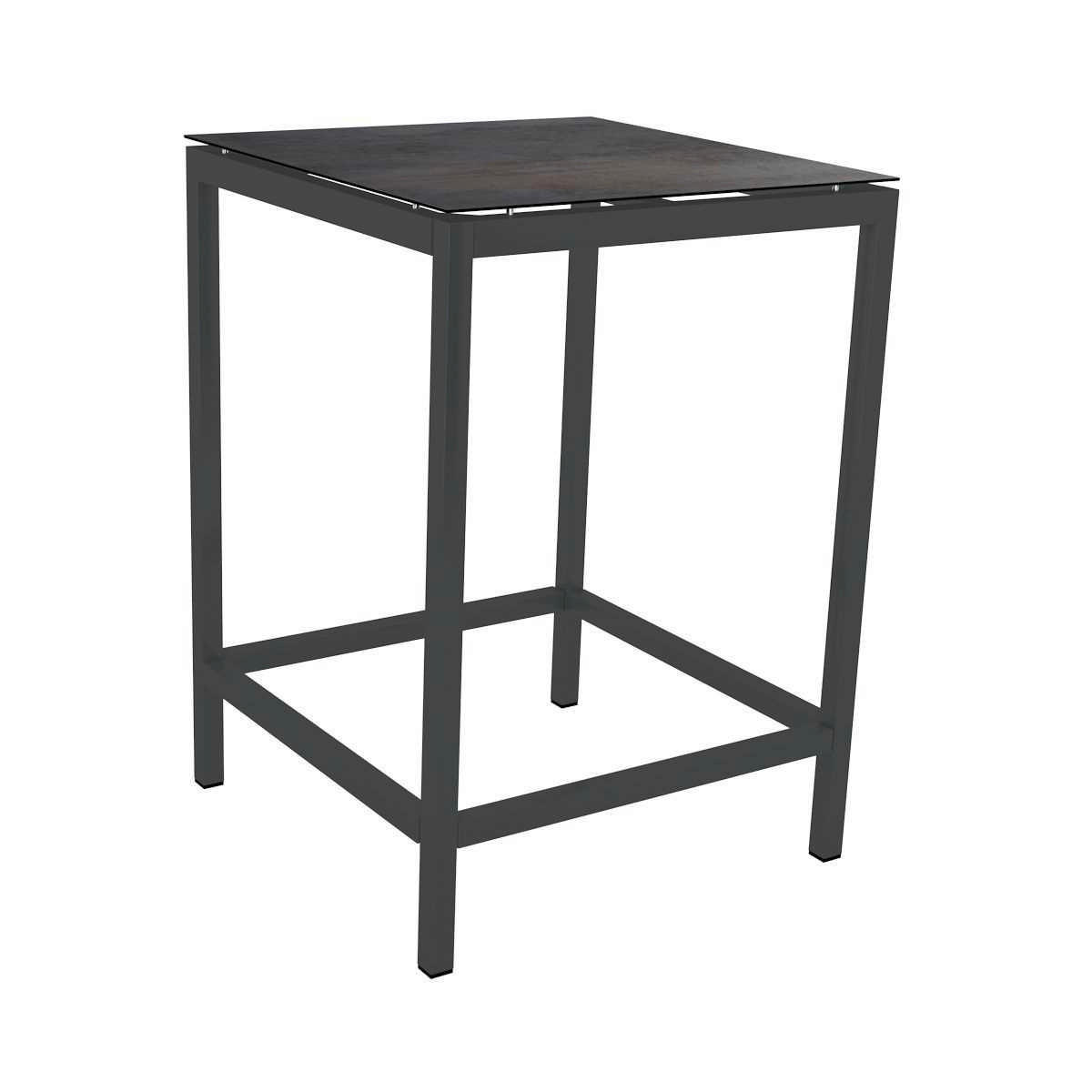 GARTENTISCHGESTELL 80/80/108 cm Metall Anthrazit  - Anthrazit, Design, Metall (80/80/108cm) - Stern