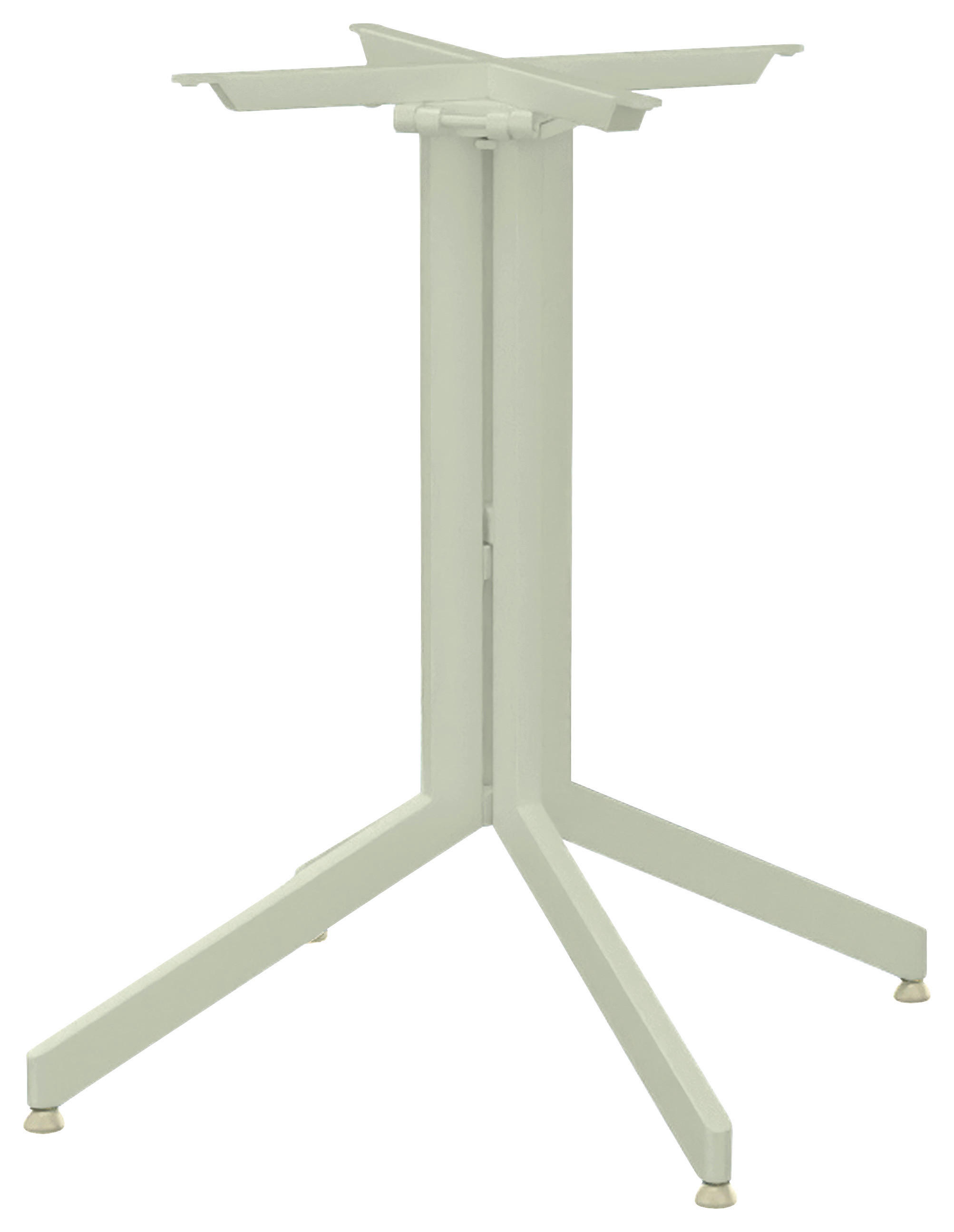 TISCHGESTELL 52/52/73 cm Metall  - Greige, Design, Metall (52/52/73cm) - Stern