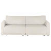 2,5-SITZER in Flachgewebe Ecru  - Ecru/Schwarz, Design, Kunststoff/Textil (240/70/125cm) - Xora