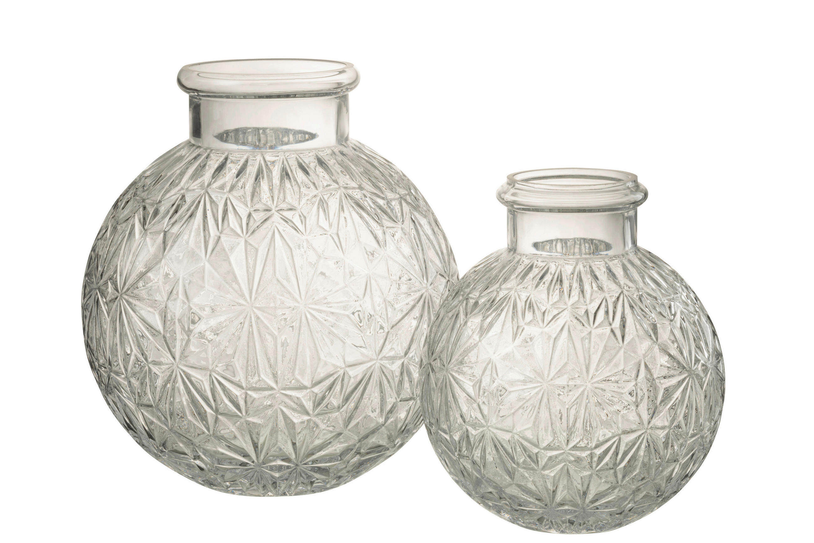 DEKOVASE  - Transparent, Basics, Glas (24/24/27cm)