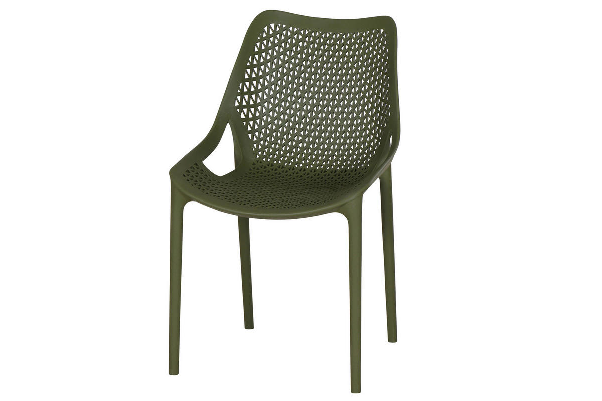 GARTENGARNITUR 5-teilig Stahl  - Anthrazit/Grün, Basics, Kunststoff/Metall (90/81/140cm) - Siena Garden
