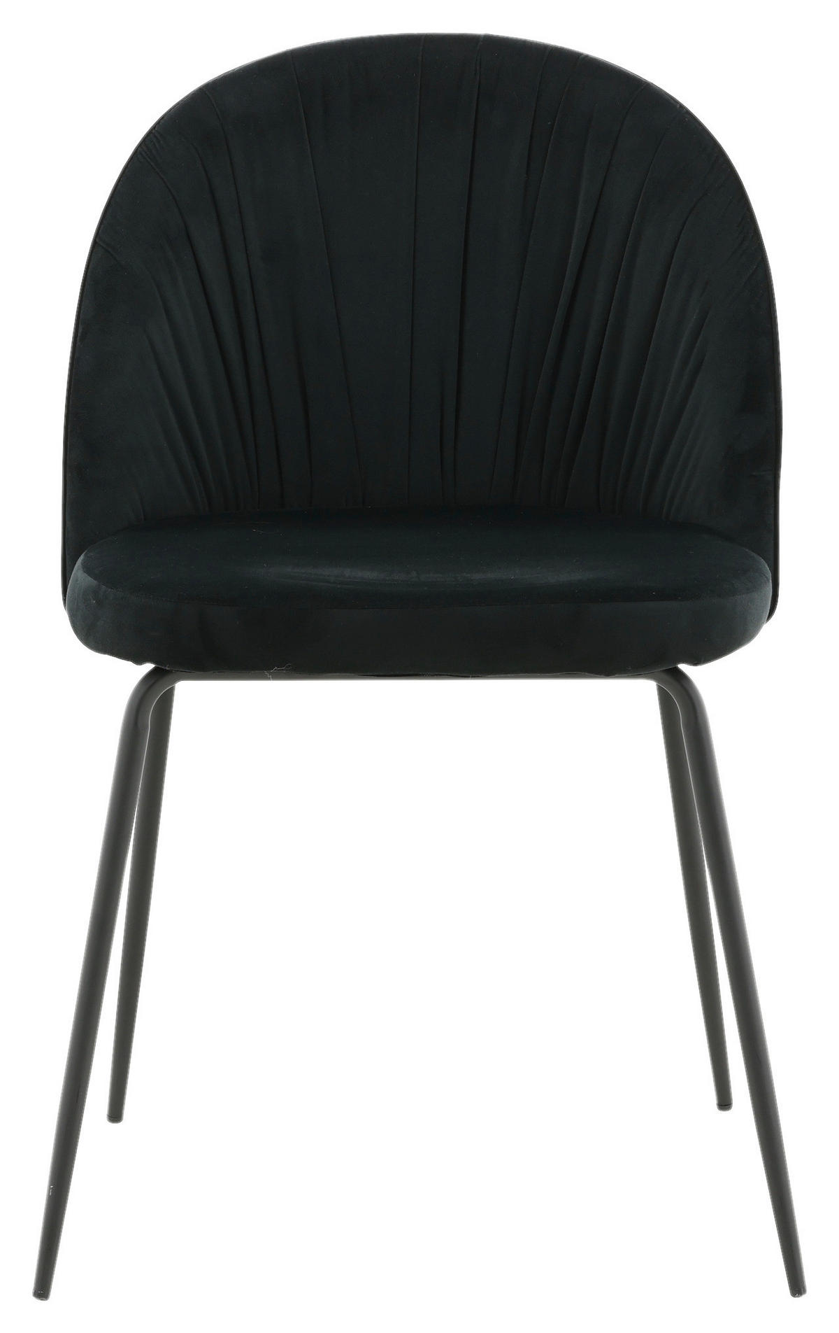 STOLSET 2 styck stål  - svart, Design, metall/textil (49/79.5/50cm) - Livetastic